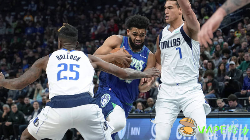 NBA 西部決賽：灰狼隊對小牛隊第一場驚悚比賽